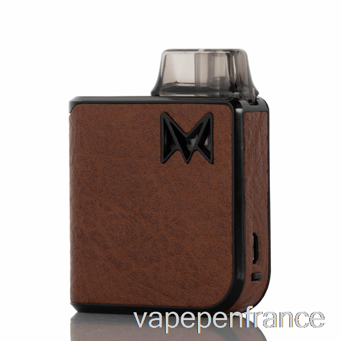 Mi-pod Pro Starter Kit édition Cuir - Stylo Vape Brut Marron